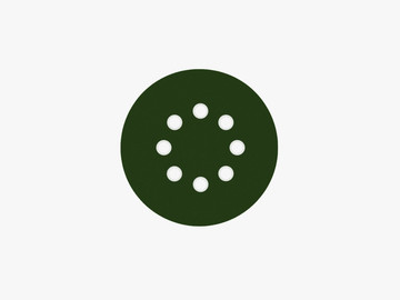 Шлиф Круг VX-Green, 125мм, 8 Отверстий, P120